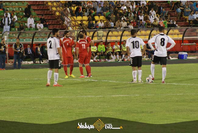 تیم ملی فوتبال افغانستان  5 مقابل 2 بازی را به سوریه واگذار کرد 